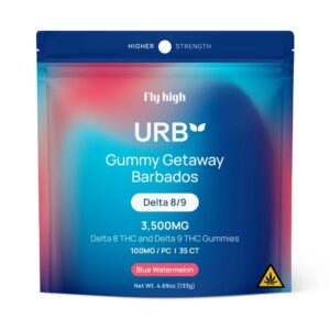 URB - 100mg Delta 8 / Delta 9 THC Gummies (35ct/35,000mg)