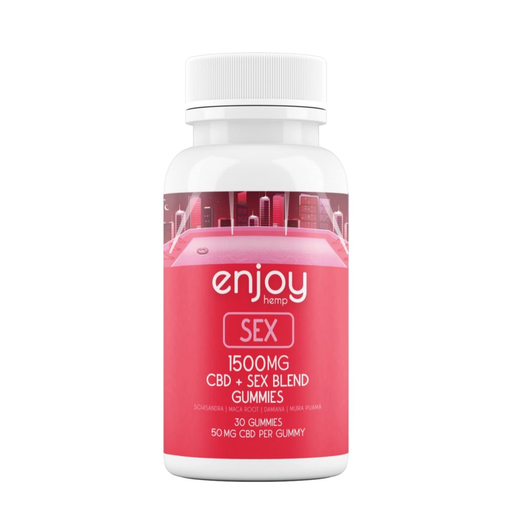 Enjoy - 200mg Full Spec CBD Sex Gummies + Maca Root + Schisandra + Damiana + Muira Puama