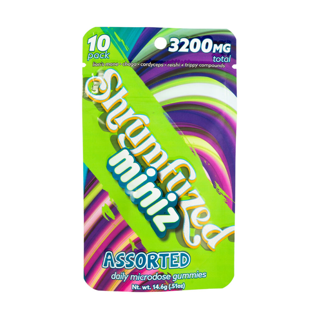 Shrumfuzed Miniz - 320mg Microdose Mushroom Gummies (10ct/3200mg) - Assorted