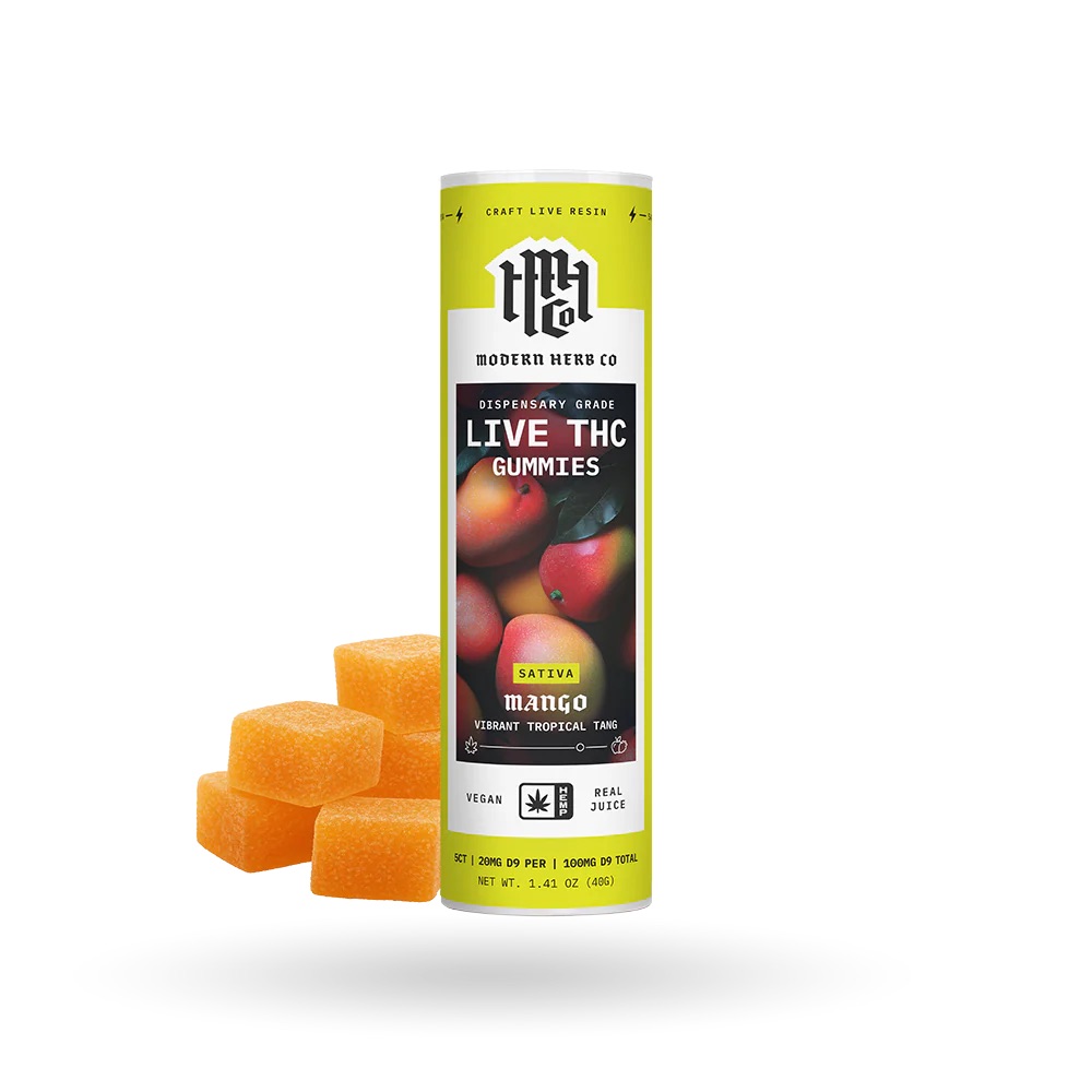 Modern Herb Co - 20mg Live Resin THC Gummies - 5ct Jar - Image 4