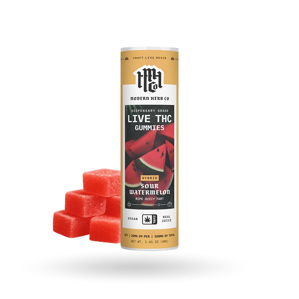 Modern Herb Co - 20mg Live Resin THC Gummies - 5ct Jar - Image 2