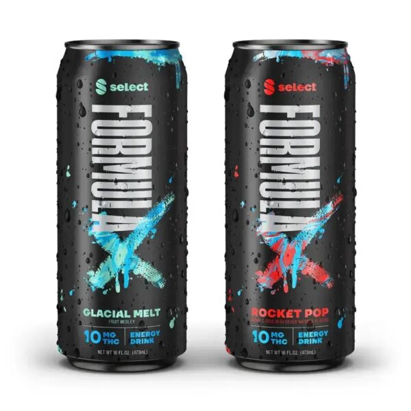 Formula X - 10mg THC Energy Drinks + 50mg Caffeine