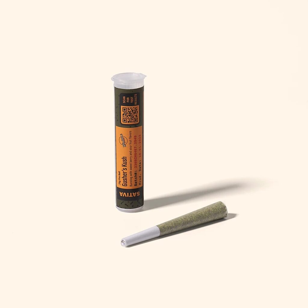 Wildwood 0.75g THCa PreRoll - Gusher's Kush (Sativa)