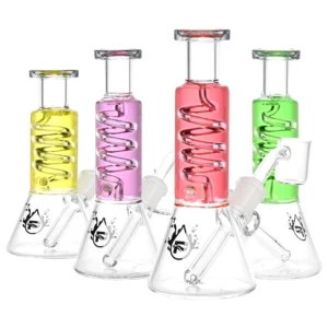 Pulsar - Mini Glycerin Coil Beaker Glass Rig -14mm / 6"