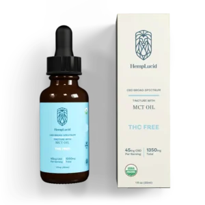 HempLucid - 1350mg Broad Spectrum Tincture - MCT Oil
