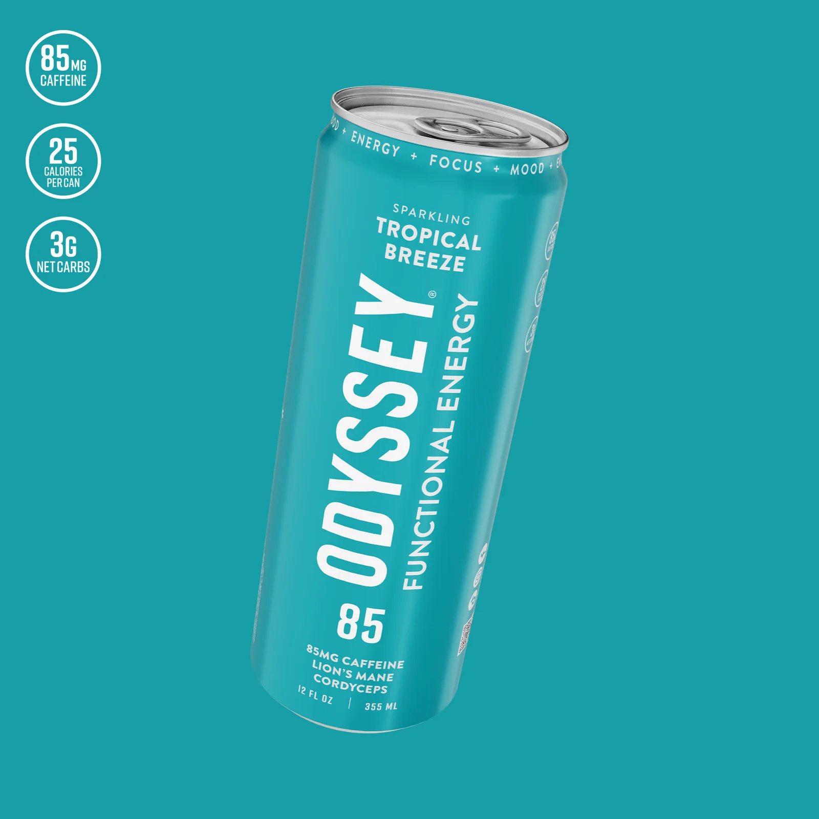 Odyssey Elixir - Functional Mushroom Sparkling Seltzers - (Flavors Vary)