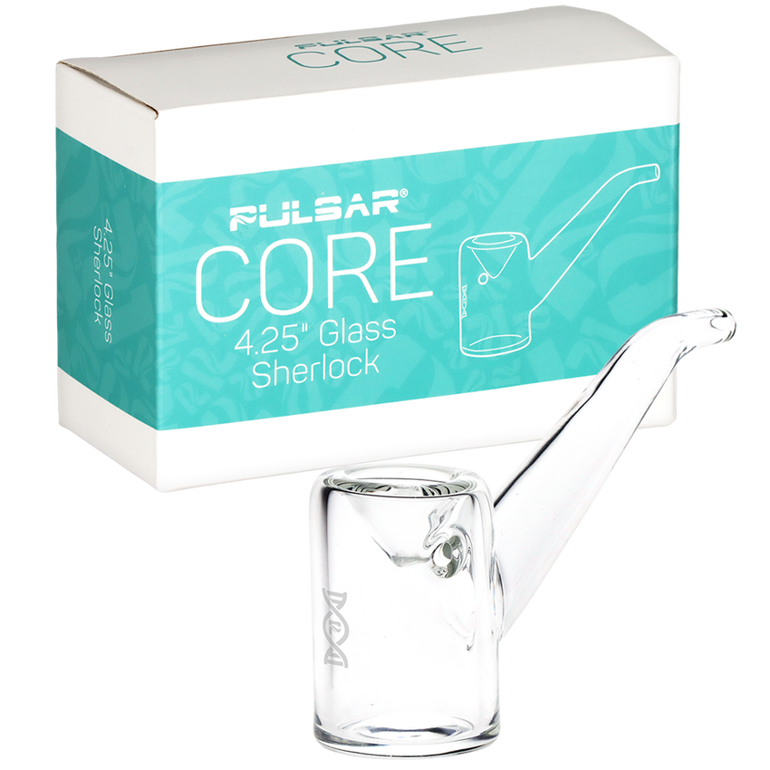 Pulsar CORE Sherlock Glass Hand Pipe - 4.25"