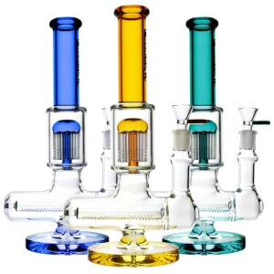 Pulsar Jellyfish Inline Perc Water Pipe - 11" - 14mm F