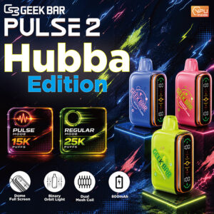 Geek Bar Pulse 2 - 25k Nicotine Disposable - Hubba Edition