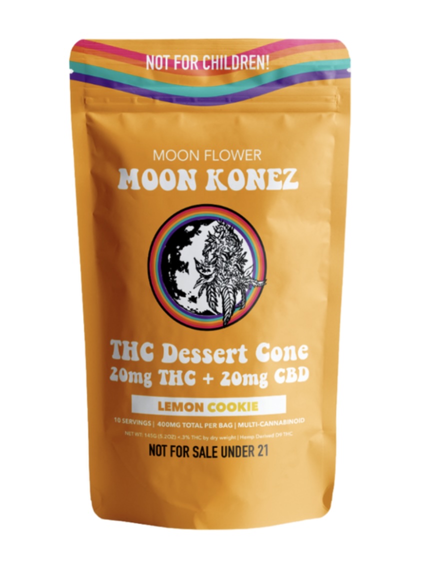 Moon Flower - 20mg THC Dessert Moon Cones - 10ct - Image 2