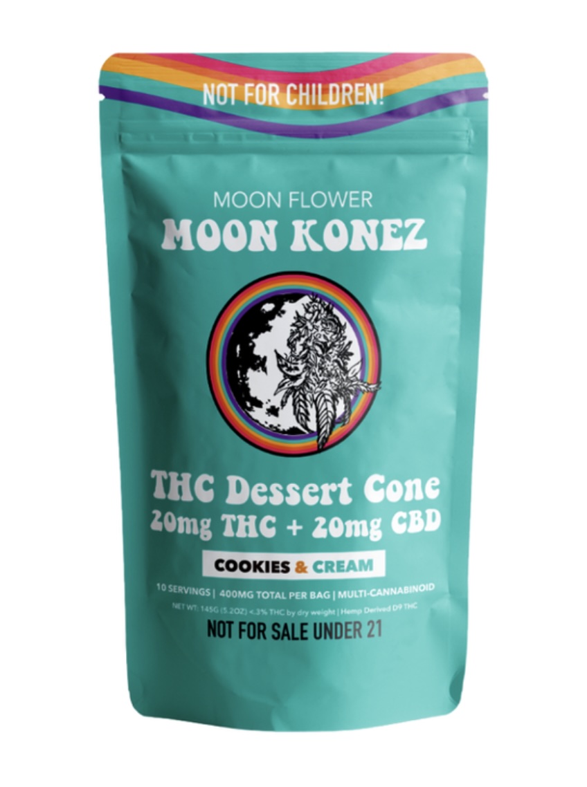 Moon Flower - 20mg THC Dessert Moon Cones - 10ct - Image 3