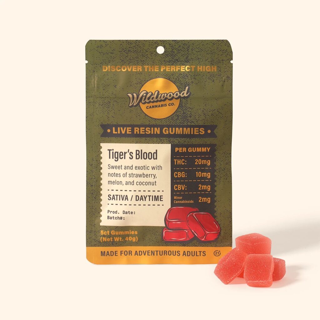 Wildwood - 20mg Live Resin THC Gummies - 5ct
