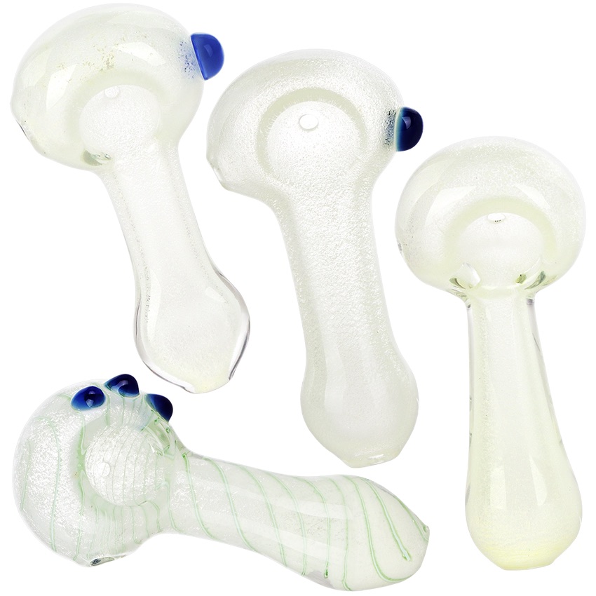 Pulsar - Glowing Spectrals Glass Pipe 3.75"