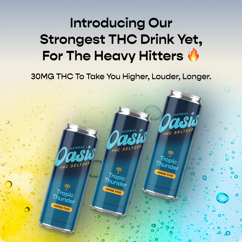 Oasis - 30mg THC + Functional Mushroom Seltzer