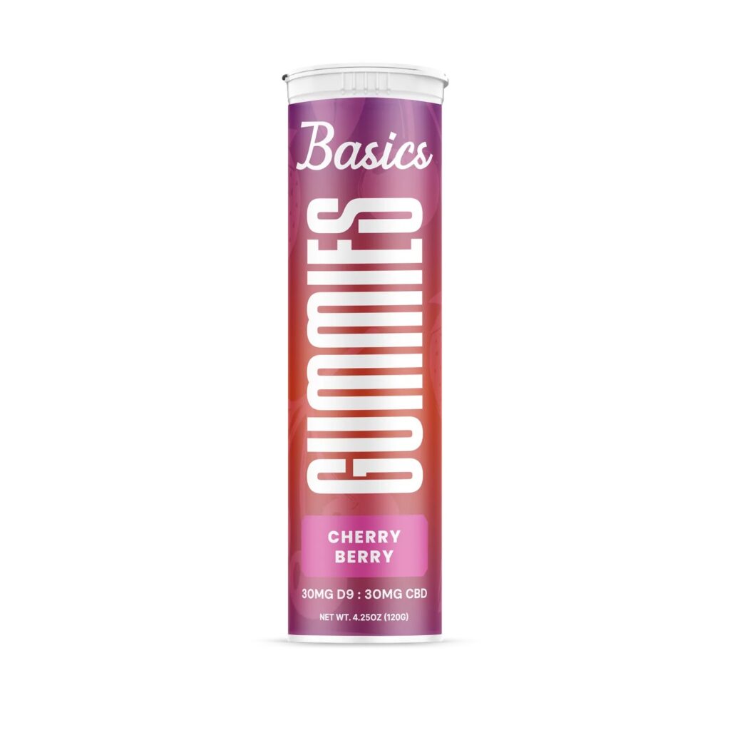 Canvast Basics - 30mg Nano THC / 30mg CBD Gummies (10ct Jar)