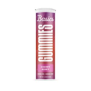 Canvast Basics - 30mg Nano THC / 30mg CBD Gummies (10ct Jar)