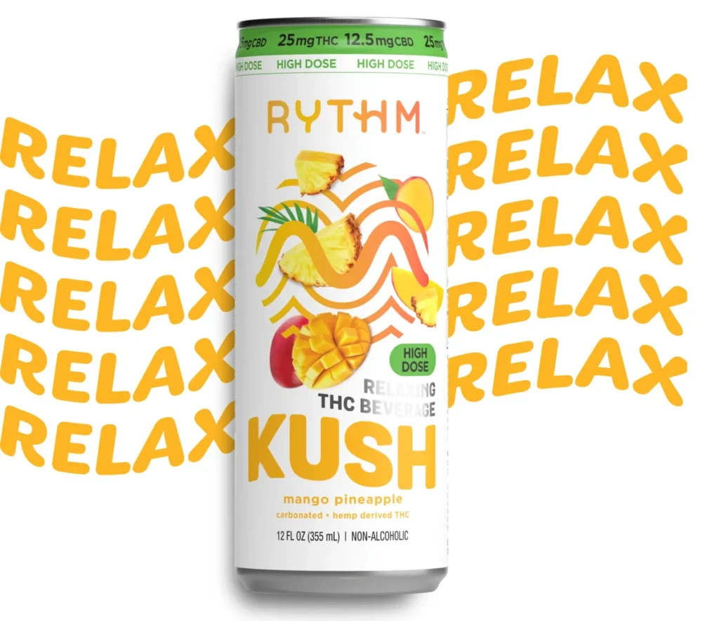 Rythm - 25mg Mango Pineapple Kush Seltzer