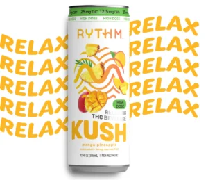 Rythm - 25mg Mango Pineapple Kush Seltzer