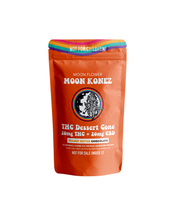 Moon Flower - 20mg THC Dessert Moon Cones - 10ct - Image 4